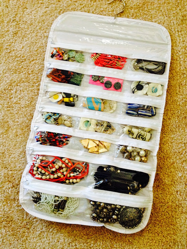 After: I got this nice clear organizer from Bed Bath & Beyond for $6  title=