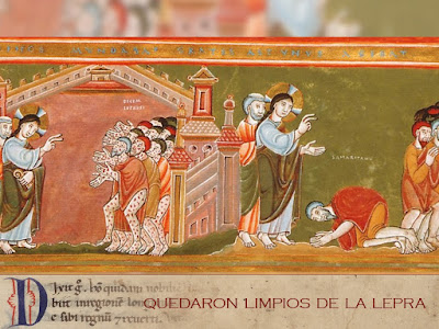 Evangelio según san Lucas (17, 11-19): Quedaron limpios de la lepra