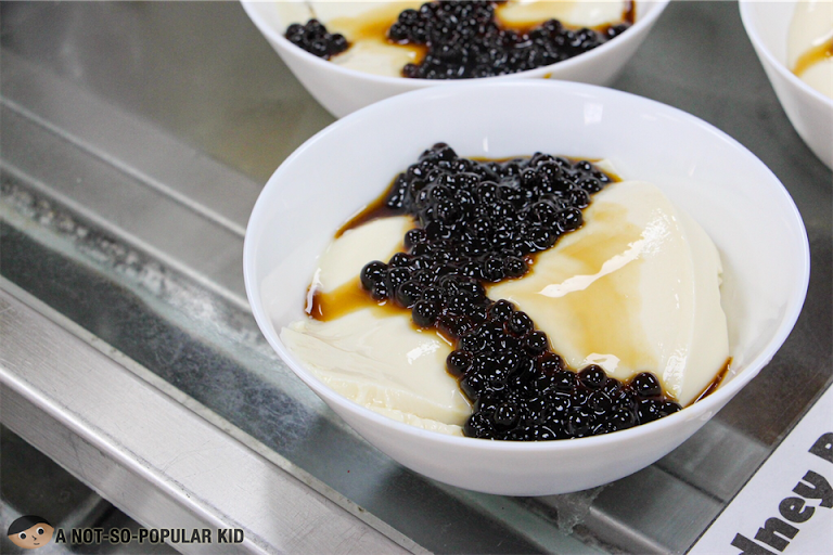 Tiong Hwa's Taho in Black Pearl Sago Toppings