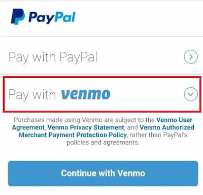 Pay with Venmo and PayPal