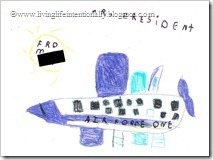 American Symbol: Air Force One (Goofy drew a picture for President)
