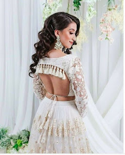 Lehenga blouse neck designs