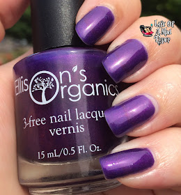 Ellisons Organics Nail polish swatch and review