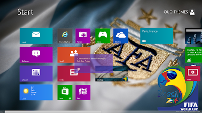 Argentina Football Team Fifa World Cup 2014 Theme For Windows 7 And 8