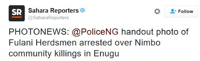 See the Evil faces of Fulani Herdsmen Arrested Over Nimbo Community Killings in Enugu (Photo)