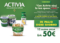 Con Activia vinci la tua Spesa da Crai : 168 buoni spesa da 50 euro ( 12 ogni giorno)