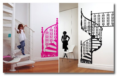 Sofia Antonovich decal spiral staircase