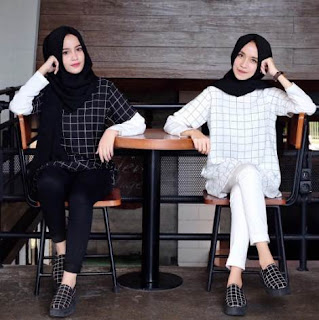 Model baju muslim terbaru casual modern