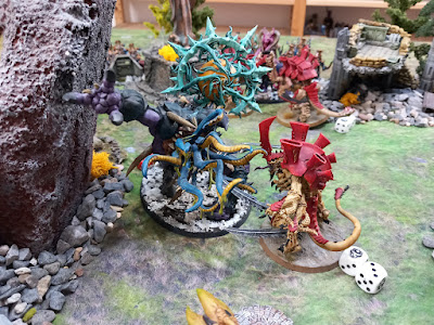 Winters SEO battle report - Warhammer 40k - 10th Edition - Thousand Sons vs Tyranids Crusher Stampede - 2000pts