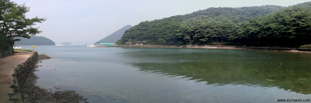 El mar en la isla Hansando