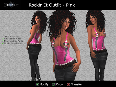 BSN Rockin It Outfit - Pink