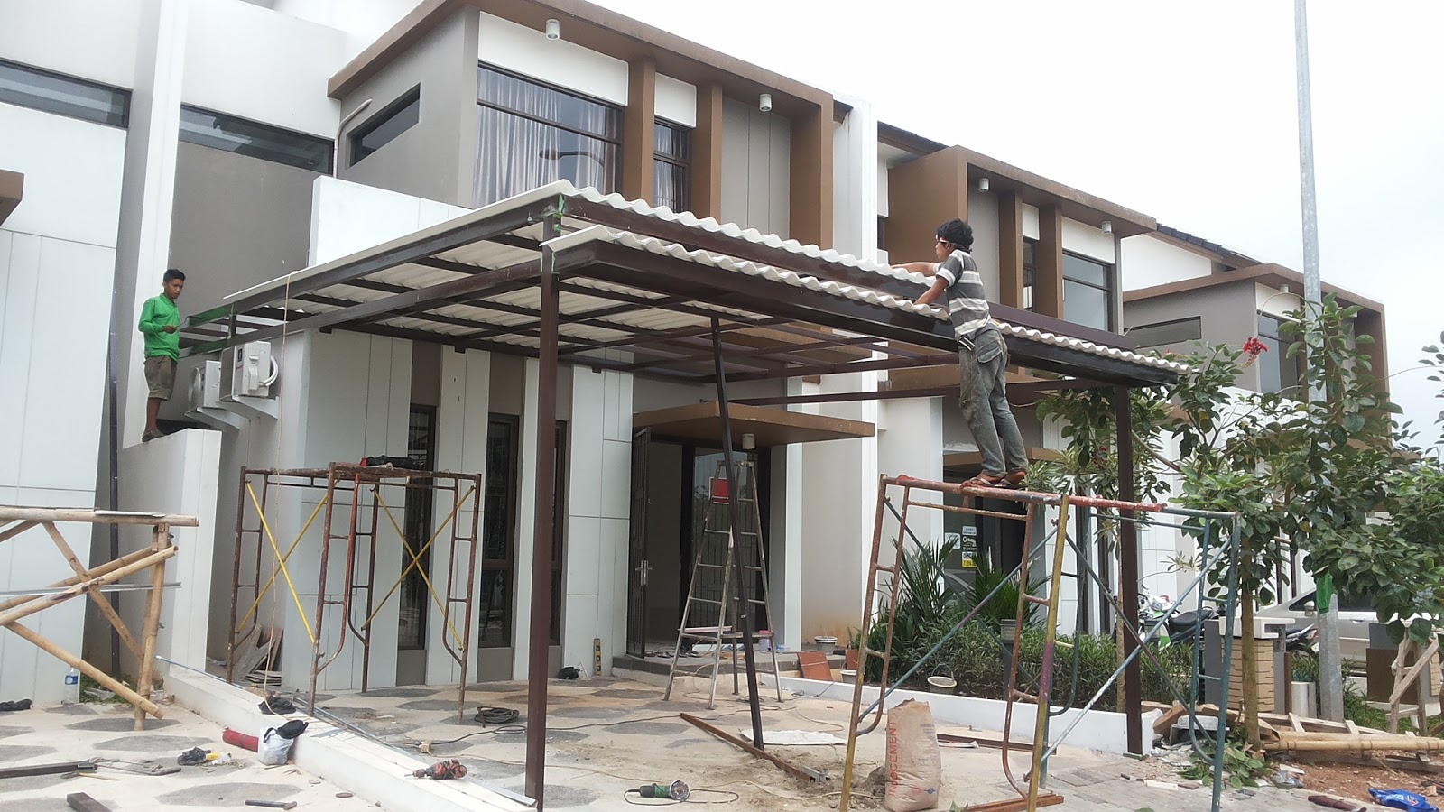 Gambar Canopy Gambar Atap Garasi Alderon Murah Minimalis