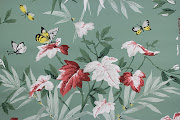 1940s vintage floral wallpaper (img )