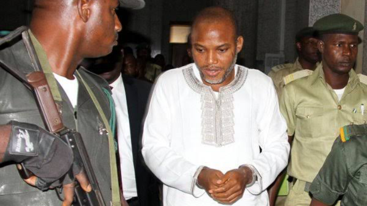 Federal Govt opposes Nnamdi Kanu’s request to be moved to Kuje Correctional Centre