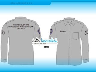 Desain Kemeja PDL Lengan Panjang