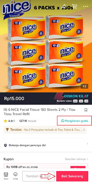 cara belanja di tiktok shop bayar di tempat