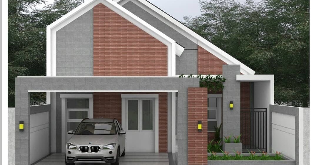 Contoh Denah  Rumah  Minimalis Modern Nyaman  dan Sederhana 