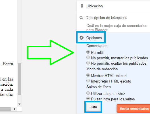 solución para cuando no visualizan la caja de comentarios de Blogger