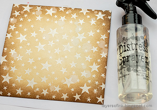 Layers of ink - Star Panel Tutorial by Anna-Karin Evaldsson.