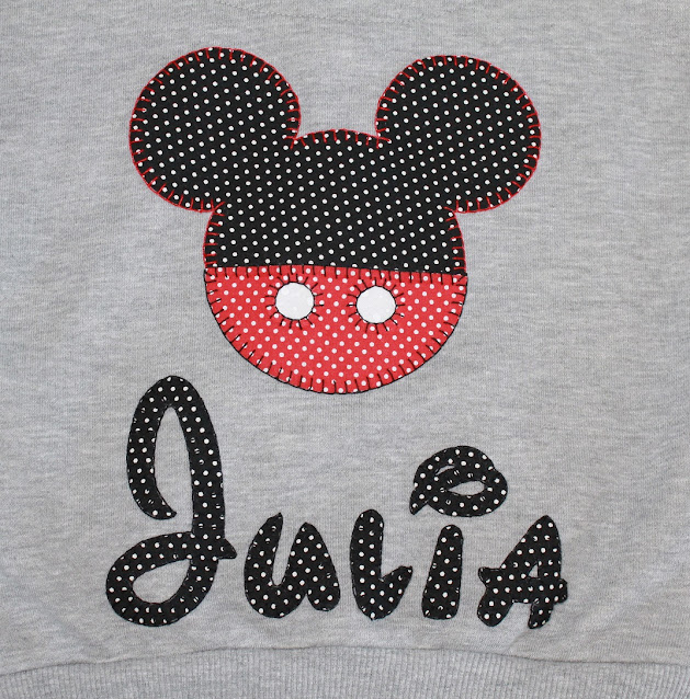 sudadera de cumpleaños mickey