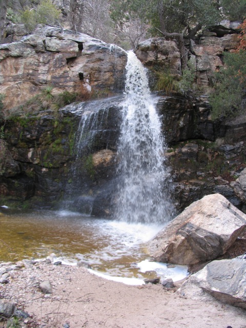 I thought you would like to see Bridal Veil falls gushing on Wednesday 