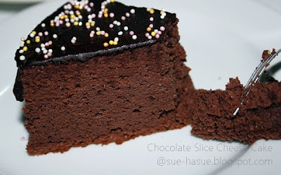 HaSue: I Love My Life: Resepi:Chocolate Slice Cheese Cake
