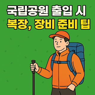 국립공원 출입 시 복장, 장비 준비 팁 총정리 (2025년 기준) 썸네일