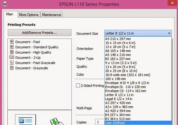 Menambahkan Ukuran Kertas Folio pada Printer  Tips Komputer