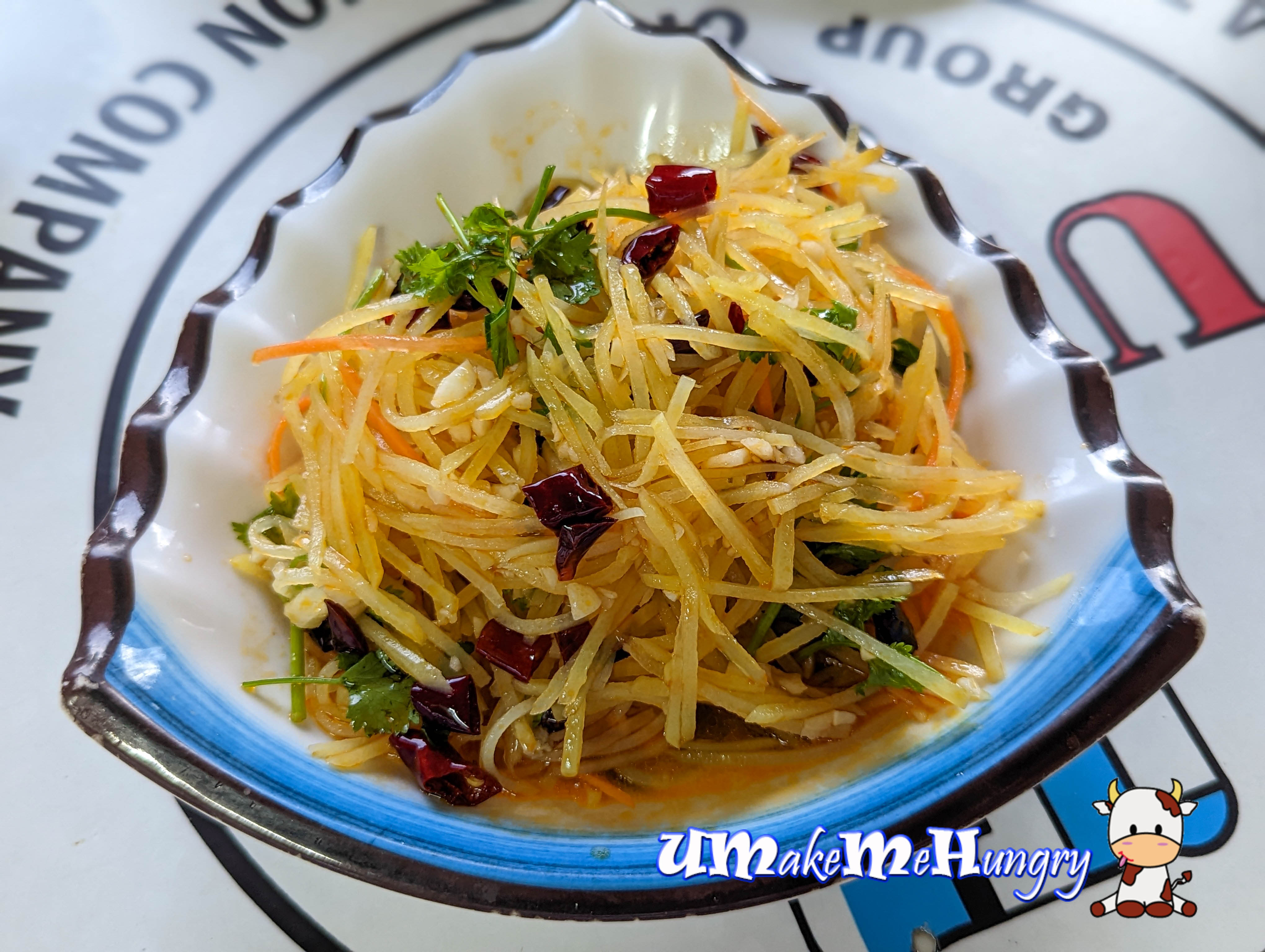Hot and Sour Potato Shreds  Hong Kong Food Blog with Recipes