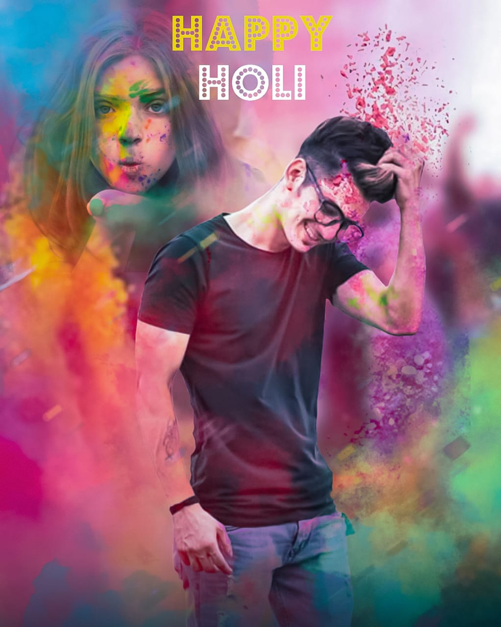 Snapseed holi editing