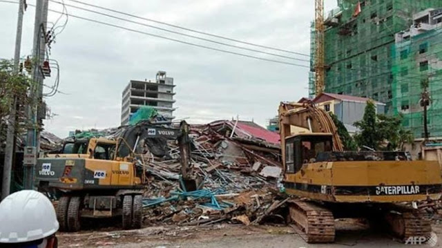3 Orang Tewas dalam Insiden Ambruknya Bangunan 7 Lantai di Kamboja