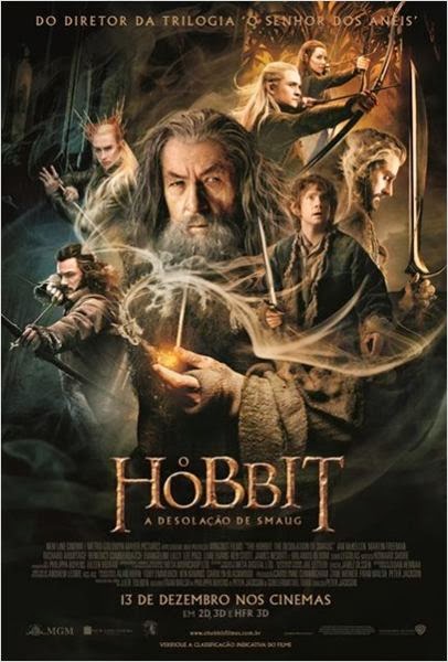 Filme Poster O Hobbit: A Desolação de Smaug TS XviD & RMVB Dublado