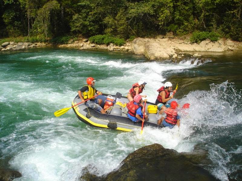 White Water-Rafting in Rio Cahabon, Guatemala