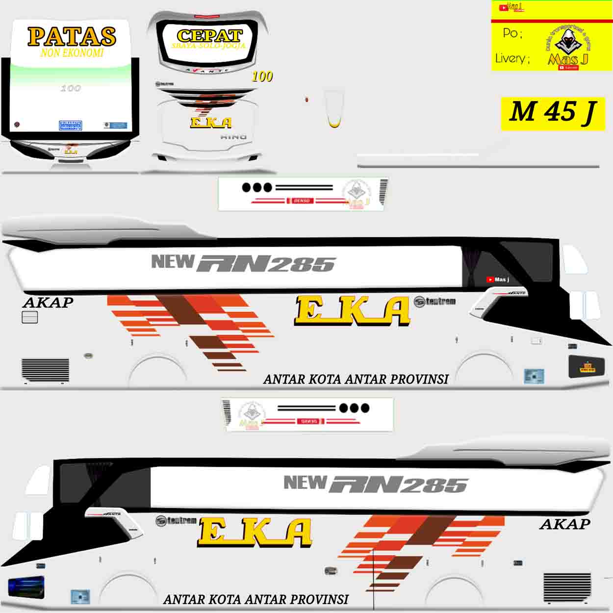 livery bus eka cepat shd