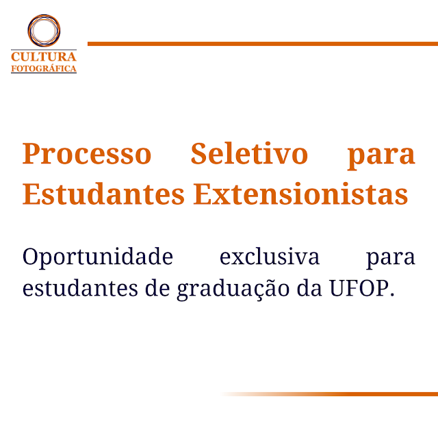 Processo seletivo de Estudantes Extensionistas. Oportunidade exclusiva para estudantes da UFOP.