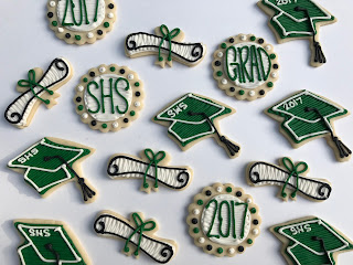 Skyline High School Graduation Cookies