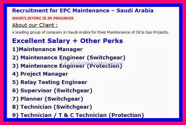 EPC Maintenance Oil & Gas Project