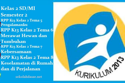  telah dilaksanakan pada kelas jenjang SD RPP Kurikulum 2013 Kelas 2 SD/MI Semester 2
