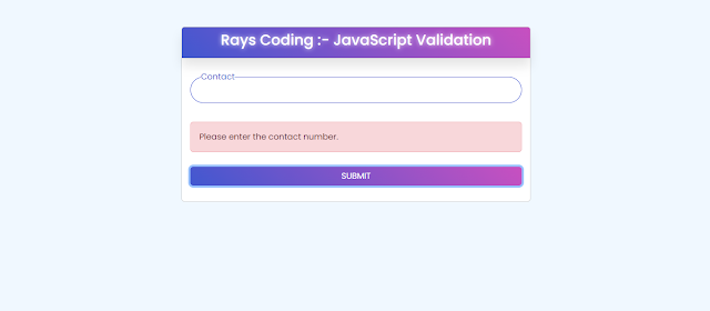 Validating Phone Numbers Using JavaScript