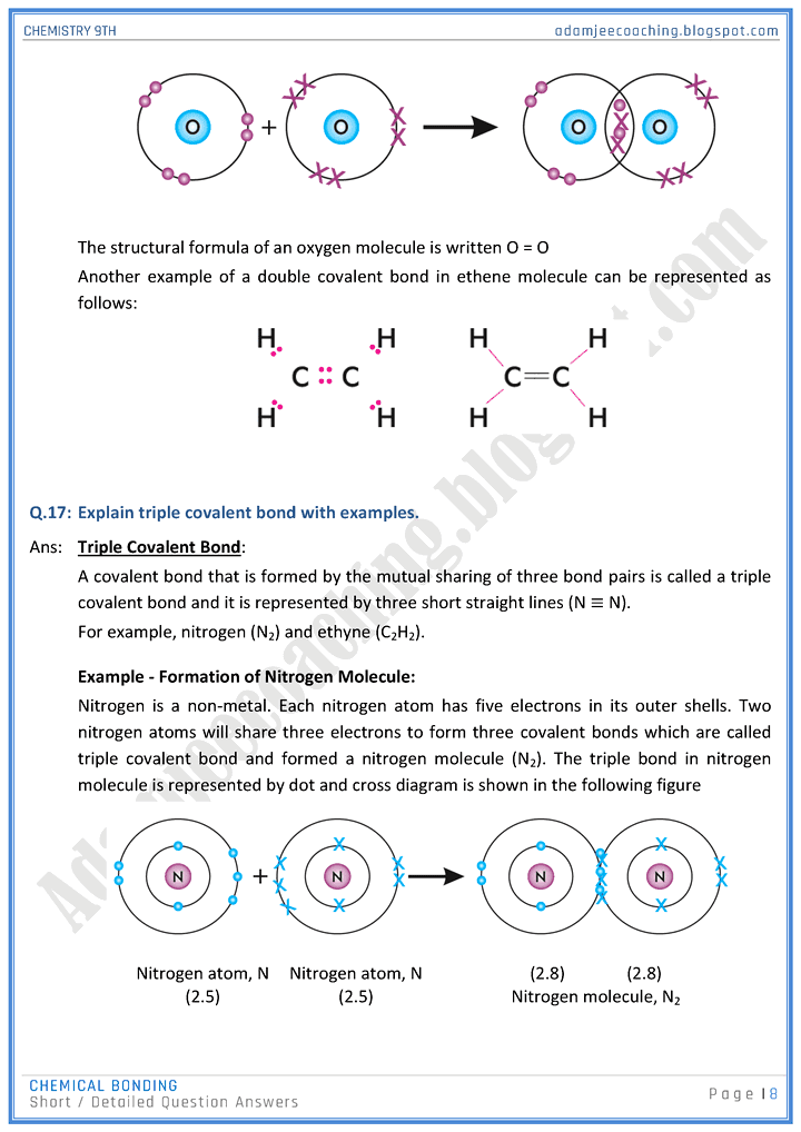 chemical-bonding-short-and-detailed-question-answers-chemistry-9th