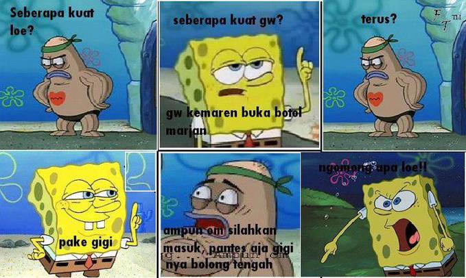 Komik Spongebob  Lucu 