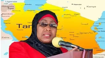 Samia Hassan Soho is the first female president of Tanzanian