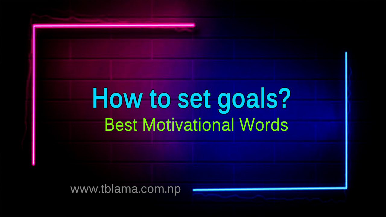 How to set goals?