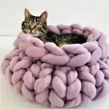 Cama para Gato a Crochet