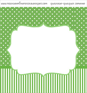 Green and Polka Dots: Free Printable Candy Bar Labels.