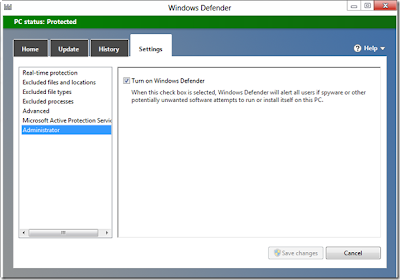 cara mematikan windows defender di windows 8