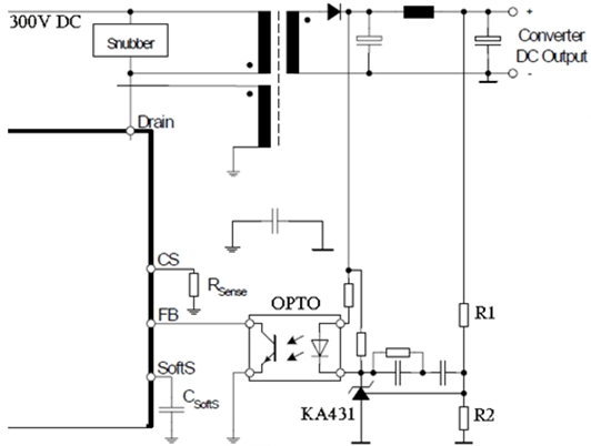 Bên thứ cấp và mạch hồi tiếp so quang