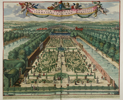 One of the most beautiful views of the parterre of the park of Sorgvliet [Zorgvliet]