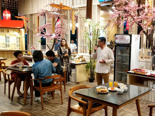 GM The Onsen Hot Spring Resort Songgoriti, Kota Batu, Supriyanto, saat meluncurkan program Iftar Ramadhan in Japan, Senin (11/3)