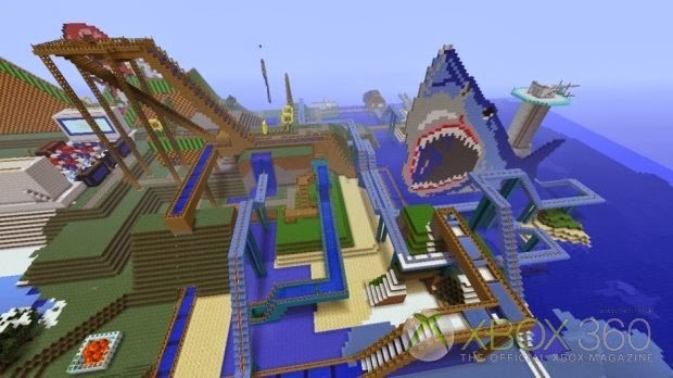 Minecraft - Xbox 360 Edition Tips/Creations: Water Park
